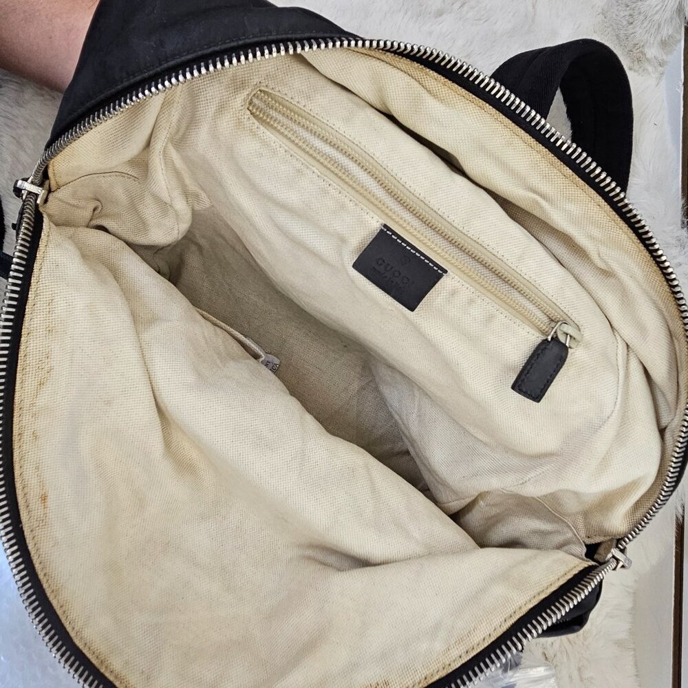 Gucci  Black Nylon backpack/rucksack - Picture 8 of 17